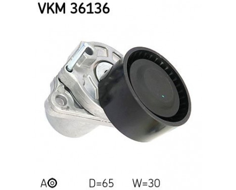 Tensioner Pulley, v-ribbed belt VKM 36136 SKF