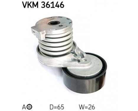 Tensioner Pulley, v-ribbed belt VKM 36146 SKF, Image 2