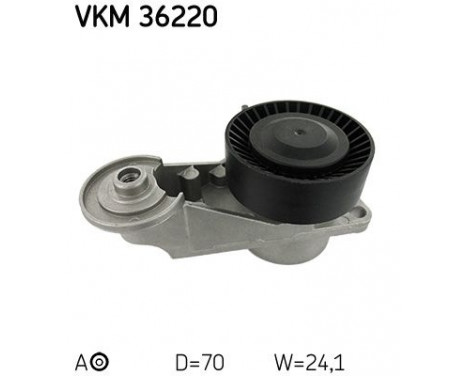 Tensioner Pulley, v-ribbed belt VKM 36220 SKF