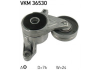 Tensioner Pulley, v-ribbed belt VKM 36530 SKF