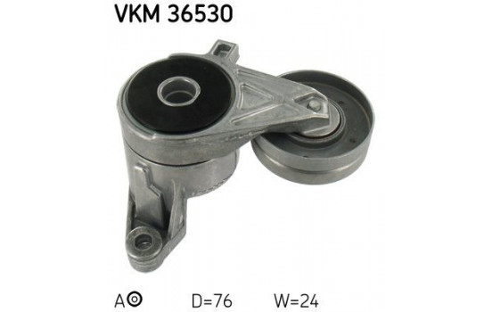 Tensioner Pulley, v-ribbed belt VKM 36530 SKF