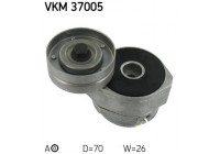 Tensioner Pulley, v-ribbed belt VKM 37005 SKF