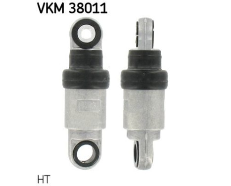 Tensioner Pulley, v-ribbed belt VKM 38011 SKF