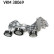 Tensioner Pulley, v-ribbed belt VKM 38069 SKF