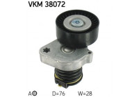 Tensioner Pulley, v-ribbed belt VKM 38072 SKF