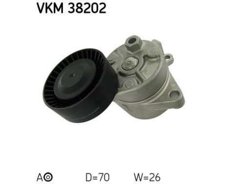 Tensioner Pulley, v-ribbed belt VKM 38202 SKF, Image 2