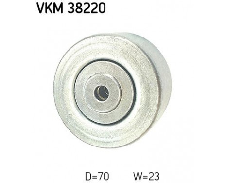 Tensioner Pulley, v-ribbed belt VKM 38220 SKF