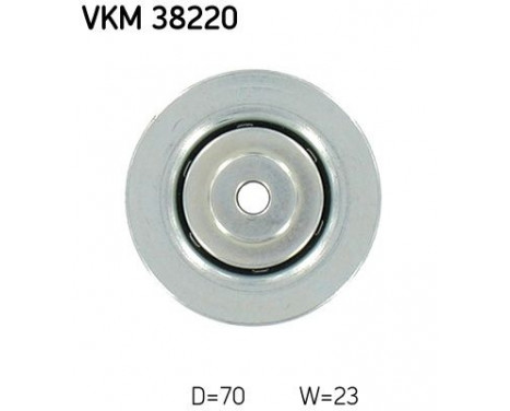 Tensioner Pulley, v-ribbed belt VKM 38220 SKF, Image 3
