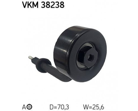 Tensioner Pulley, v-ribbed belt VKM 38238 SKF