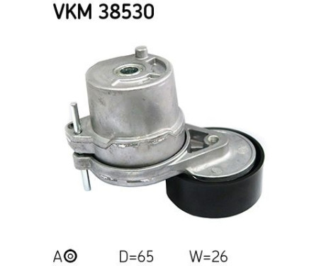 Tensioner Pulley, v-ribbed belt VKM 38530 SKF, Image 2