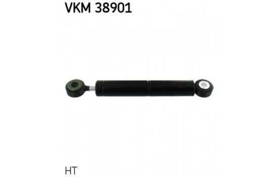 Tensioner Pulley, v-ribbed belt VKM 38901 SKF