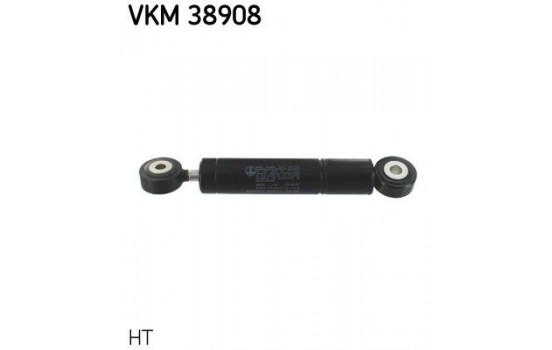 Tensioner Pulley, v-ribbed belt VKM 38908 SKF