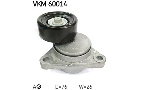 Tensioner Pulley, v-ribbed belt VKM 60014 SKF
