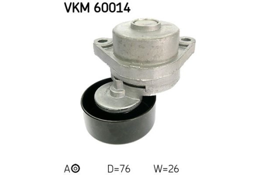 Tensioner Pulley, v-ribbed belt VKM 60014 SKF, Image 2