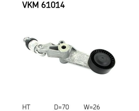 Tensioner Pulley, v-ribbed belt VKM 61014 SKF