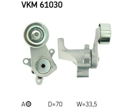 Tensioner Pulley, v-ribbed belt VKM 61030 SKF