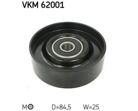 Tensioner Pulley, v-ribbed belt VKM 62001 SKF, Image 2