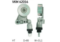 Tensioner Pulley, v-ribbed belt VKM 62016 SKF