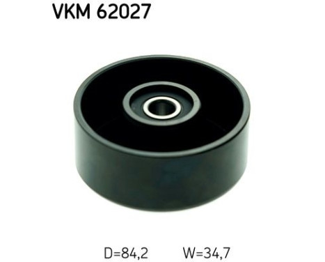 Tensioner Pulley, v-ribbed belt VKM 62027 SKF, Image 2