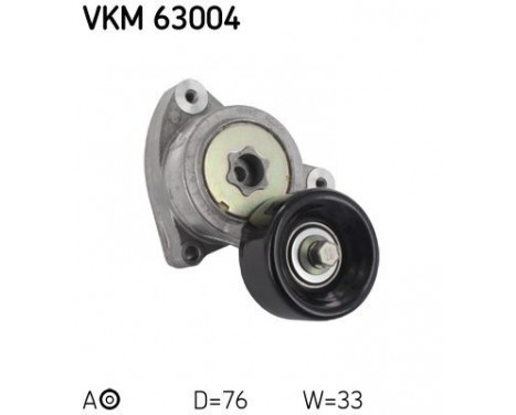 Tensioner Pulley, v-ribbed belt VKM 63004 SKF