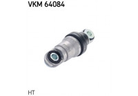 Tensioner Pulley, v-ribbed belt VKM 64084 SKF