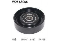 Tensioner Pulley, v-ribbed belt VKM 65066 SKF