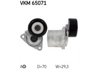 Tensioner Pulley, v-ribbed belt VKM 65071 SKF
