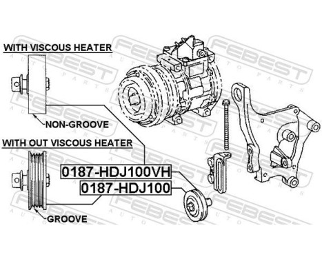 Tensioner Pulley, v-ribbed belt