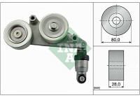 Vibration Damper, v-ribbed belt 534041510 Ina