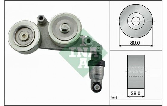 Vibration Damper, v-ribbed belt 534041510 Ina