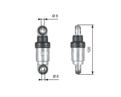 Vibration Damper, v-ribbed belt DriveAlign® T39215 Gates