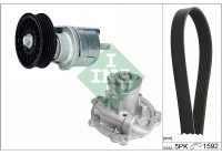 Multi-belt set + water pump