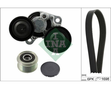 Poly V-belt set