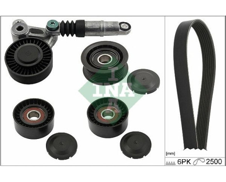 Poly V-belt set