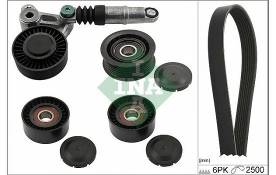 Poly V-belt set