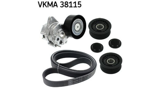 Poly V-belt set
