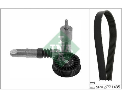 Poly V-belt set