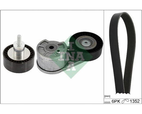 Poly V-belt set