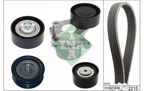 Poly V-belt set