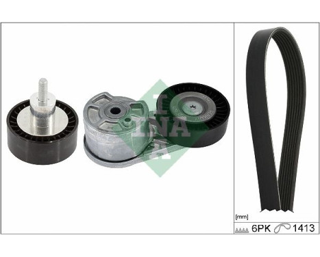 Poly V-belt set