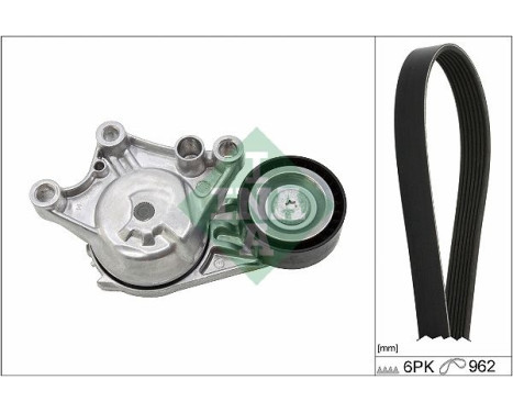 Poly V-belt set