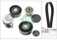 Poly V-belt set