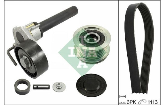 Poly V-belt set