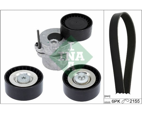 Poly V-belt set