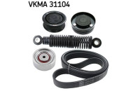 Poly V-belt set
