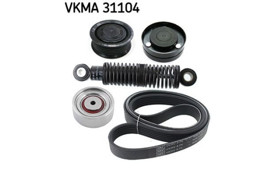 Poly V-belt set