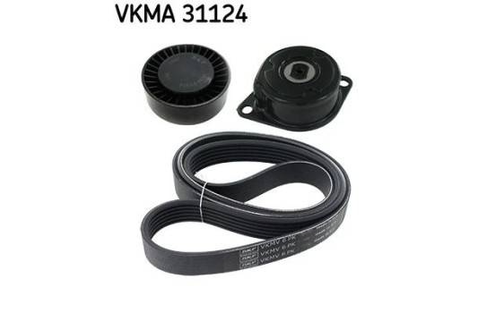 Poly V-belt set