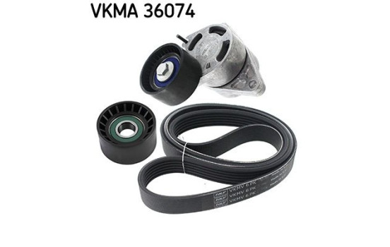 Poly V-belt set