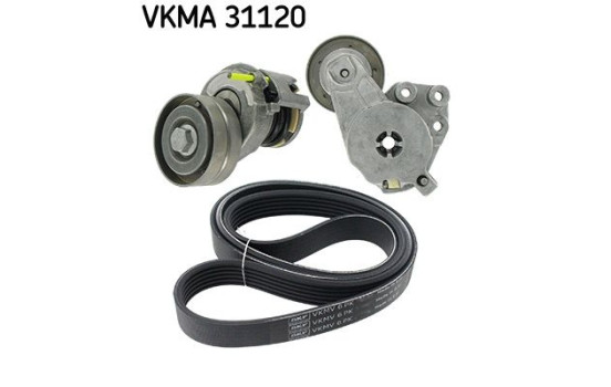 Poly V-belt set
