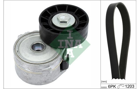 Poly V-belt set